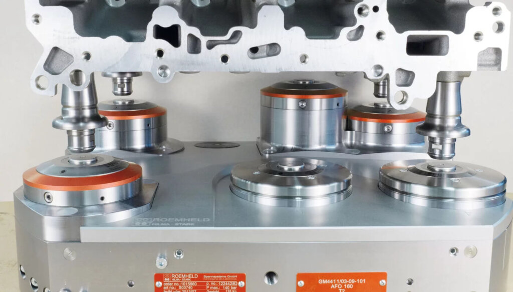 Direkt iş parçası için zero clamp system