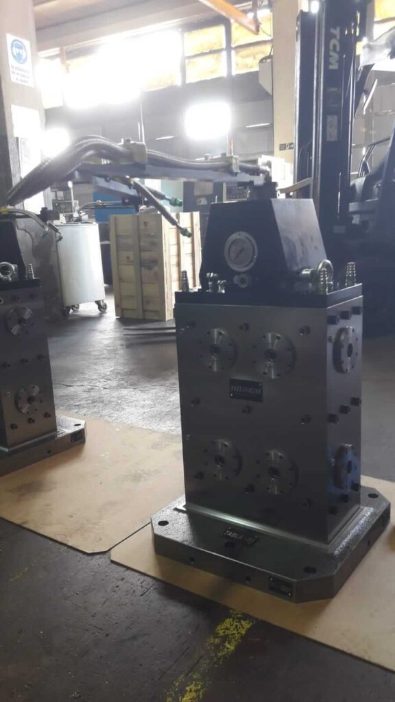 Zero Point Uygulamalı 4 Yüzeyli Cnc Yatay İşleme Kulesi