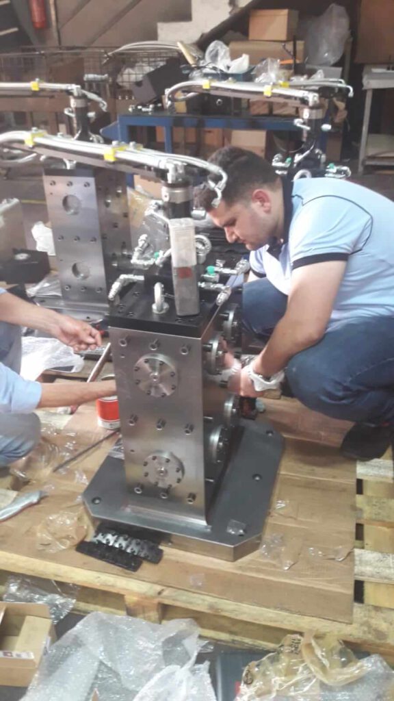 Zero Point Uygulamalı 4 Yüzeyli Cnc Yatay İşleme Kulesi